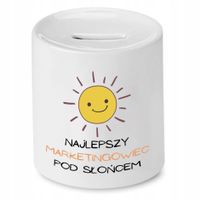 Dla Marketingowca Skarbonka Marketing Prezent Z Nadrukiem Ze Zdjęciem