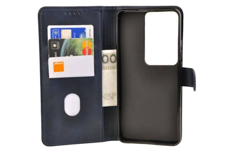 Etui portfel Wallet do Oppo Reno 11F 5G granatowy zdjęcie 3