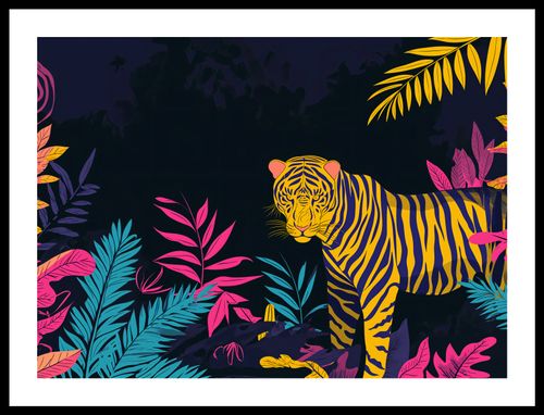 Plakat 55x40cm Tygrys w Rozdarciu na Arena.pl