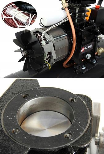 PROFESJONALNY 10Bar KOMPRESOR 50L olejowy tłokowy sprężarka pompa na Arena.pl