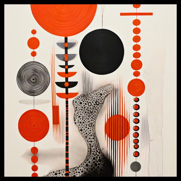 Plakat 40x40cm Kontrastowy Kosmos zdjęcie 2