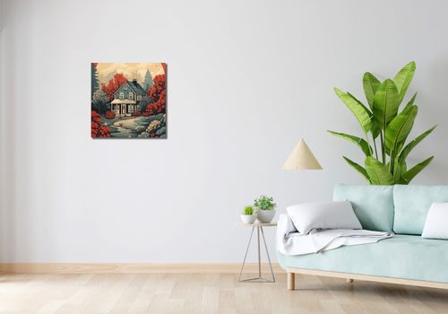 Obraz 50x50cm Idylla Rustykalna na Arena.pl