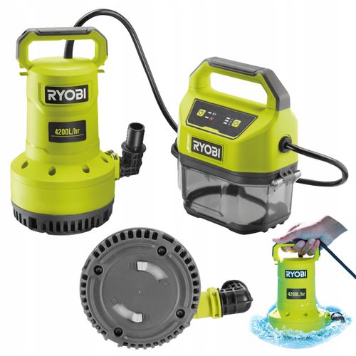 RYOBI POMPA AKUMULATOROWA 18V RY18SPA WODY OGRODU na Arena.pl