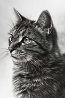 Plakat 40x60cm Kocie Wpatrzenie