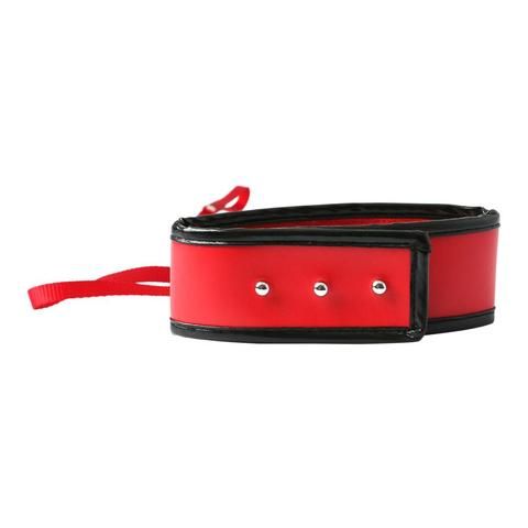 S&M Leash/Collar Czerwona obroża ze smyczą na Arena.pl