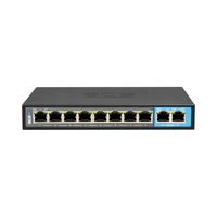 Switch BCS 10-portowy PoE 8x 10/100/1000 Mbps Gigabit
