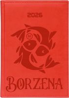 Kalendarz Planer A4 2026 książkowy dzienny ZE ZNAKIEM ZODIAKU IMIENIEM