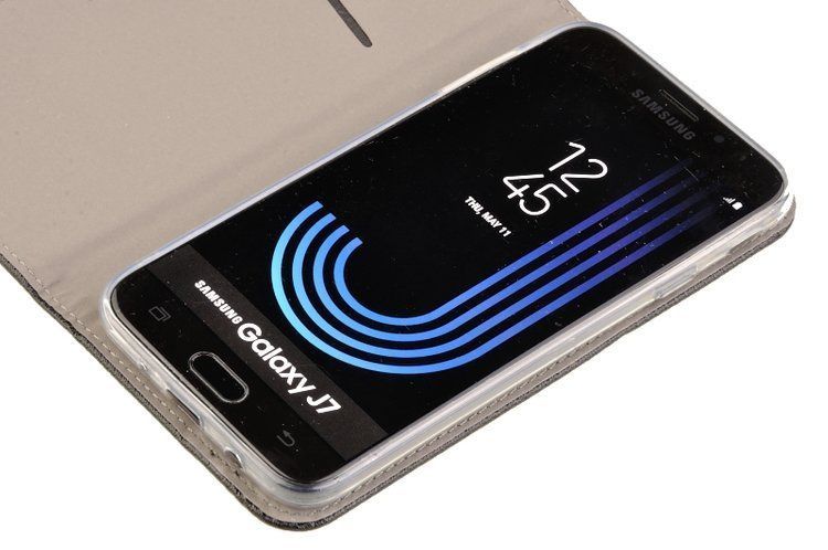 Etui Smart do SAMSUNG Galaxy J7 2017 J730 czarny zdjęcie 4