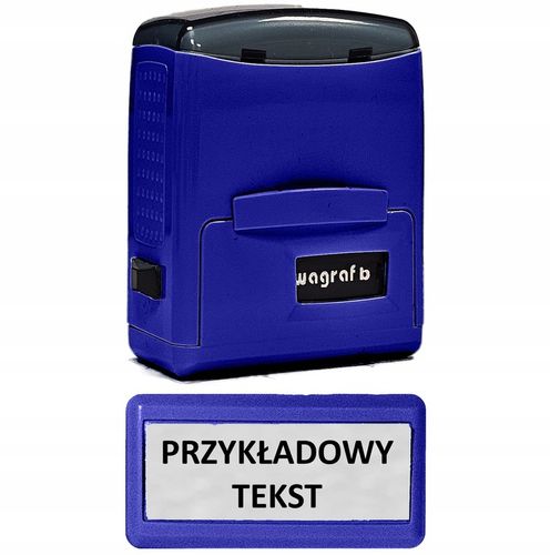 Pieczątka Wagraf B1s do 3 wersów - 12 kolorów obudowy do wyboru na Arena.pl