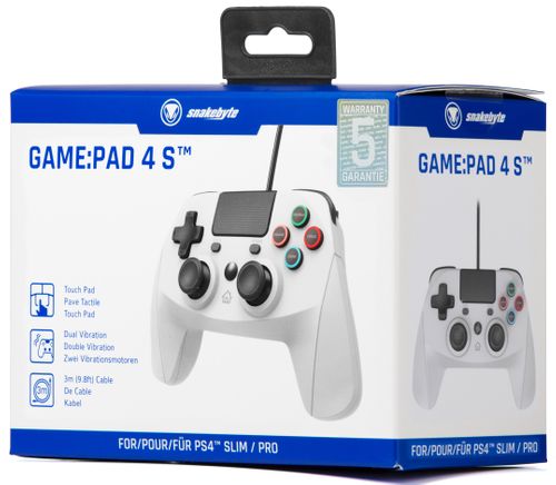 Gamepad snakebyte PS4 przewodowy szary 4 S na Arena.pl