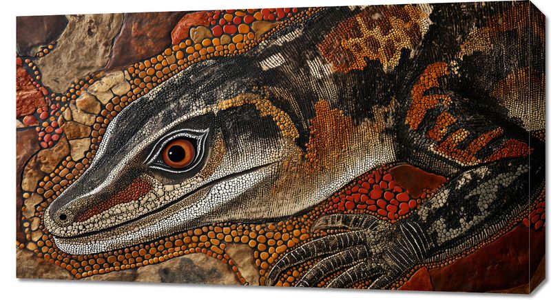 Obraz 90x50cm Oko Jaszczurki zdjęcie 1
