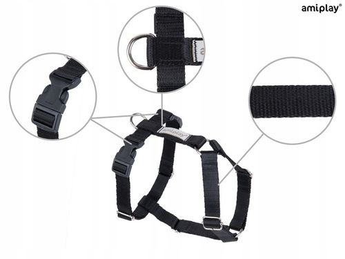 amiplay Szelki regulowane Guard Samba XL Czarne na Arena.pl