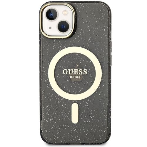 Etui Guess do iPhone 15, iPhone 14, iPhone 13, Czarny, MagSafe na Arena.pl