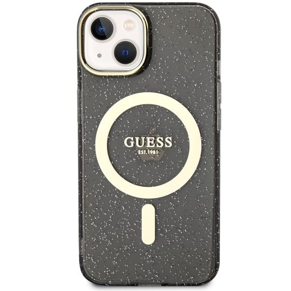 Etui Guess do iPhone 15, iPhone 14, iPhone 13, Czarny, MagSafe zdjęcie 3