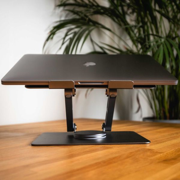 Spacecase Laptop Aluminium Stand 360 Gray zdjęcie 9