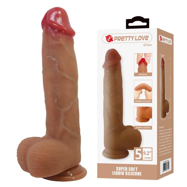 Pretty Love Orton 9.2" Super Soft Liquid Silicone Dildo zdjęcie 1