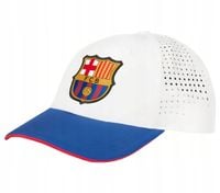 Czapka z daszkiem męska FC Barcelona oryginalna biała niebieska 52-60 cm