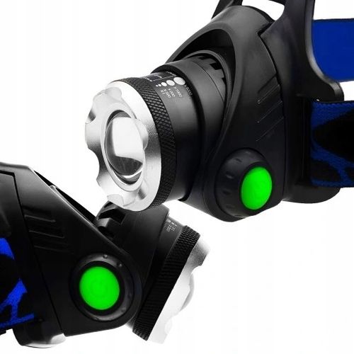 LATARKA CZOŁOWA LED ZOOM XML-T6 CREE LAMPKA CZOŁÓWKA MEGA MOCNA NIEZAWODNA na Arena.pl