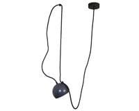 LAMPA WISZĄCA LOFT LUNA 1 SZARA Z PRZEWODEM CZARNYM  150MM GU10 HIT!!!