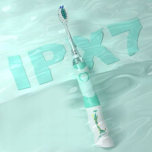 Soniczna Szczoteczka do Zębów dla Dzieci SEAGO SG-977 Zielona 4 na Arena.pl