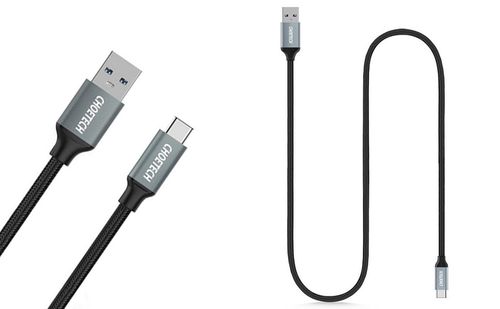 KABEL CHOETECH USB-A USB-C 2M OPLOT NYLONOWY SOLID na Arena.pl