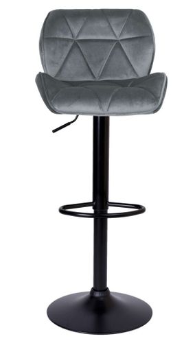 Hoker barowy Grappo grafitowy Velvet na Arena.pl