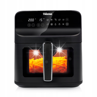 Supernowoczesna CYFROWA FRYTKOWNICA beztłuszczowa XXL AIRFRYER 6,2L okienko