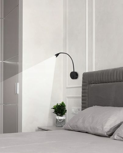 Kinkiet Ścienny Lampka LED z włącznikiem NOCNA NAD ŁÓŻKO SYPIALNIANA na Arena.pl