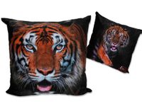 Poduszka z wypełnieniem/suwak - Tygrysy (CARMANI)