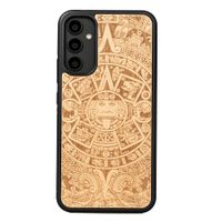 Drewniane Etui Bewood na Samsung Galaxy A54 5G KALENDARZ AZTECKI ANIEGRE