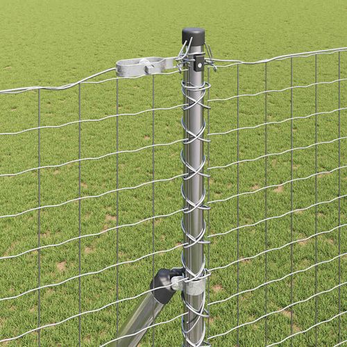 Słupek ogrodzeniowy. 26 pcs Srebrny 3.2 x 3.2 x 200 cm Stal na Arena.pl