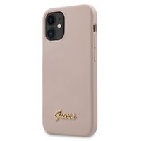 Guess GUHCP12SLSLMGLP iPhone 12 mini 5,4" jasnoróżowy/light pink hardcase