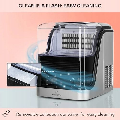 Kostkarka do lodu Klarstein Kristall Krystaliczny Przeźroczysty lód 15kg/24 na Arena.pl