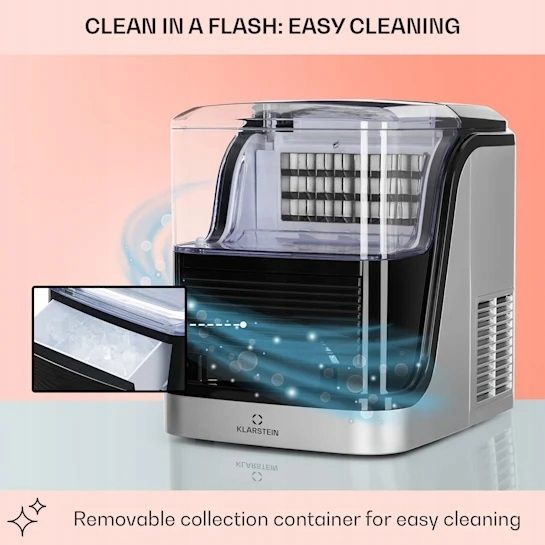 Kostkarka do lodu Klarstein Kristall Krystaliczny Przeźroczysty lód 15kg/24 zdjęcie 5