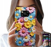 ETUI DO XIAOMI POCO X3 - KOLOROWE KWIATKI, STOKROTKI FUTERAŁ CASE