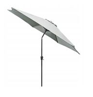 Parasol ogrodowy ORLANDO 300 cm jasnoszary z korbką regulowany