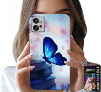 ETUI DO MOTOROLA G32 - NIEBIESKI MOTYLEK, MOTYL, DAMSKIE WZORY