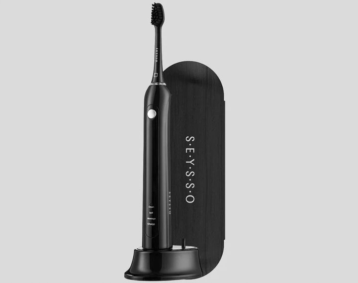 Szczoteczka soniczna SEYSSO Carbon Basic Czarny zdjęcie 4