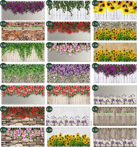 OSŁONA BALKONOWA na balkon siatkę kwiaty SURFINIE na Arena.pl