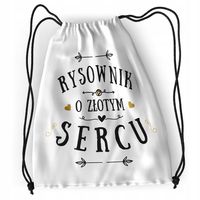 Plecak Sportowy Szkolny Rysownika Worek Torba Z Nadrukiem Ze Zdjęciem