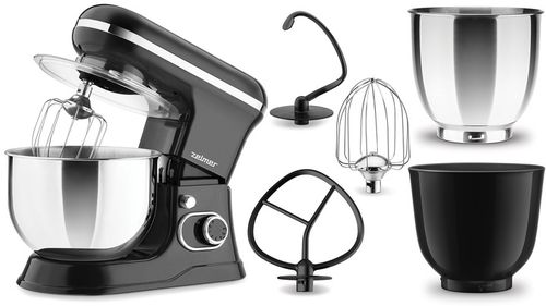 ZELMER ROBOT PLANETARNY ZKR1355 1200W CZARNY DWIE MISY 4,5/5L SMART MIX na Arena.pl