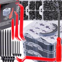 SPINKI KOŁKI KLIPSY SAMOCHODOWE DO TAPICERKI AUTA 635 EL 4 ŚCIĄGACZE WYJMAK