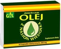OLEJ Z NASION WIESIOŁKA ZIMNOTŁOCZONY 60 Kapsułek po 500mg