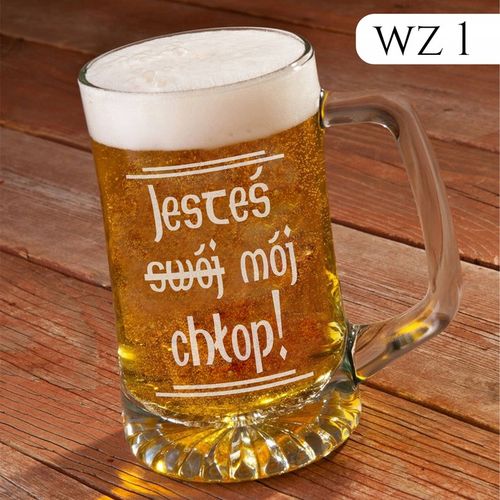 KUFEL DO PIWA JESTEŚ SWÓJ CHŁOP MÓJ CHŁOP JAN PAWEŁ 1670 NA DZIEŃ CHŁOPAKA na Arena.pl