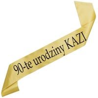 Szarfa 90-te urodziny z imieniem