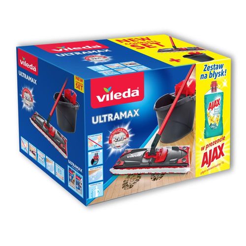 Vileda mop płaski zestaw Ultramax BOX 1 kpl na Arena.pl