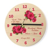 PREZENT NA DZIEŃ MAMY UPOMINEK ZEGAR Z GRAWEREM