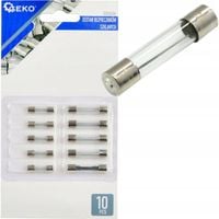 Zestaw bezpieczników szklanych GEKO 10 el. A5-A25 G03616