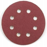 2X KLINGSPOR KRĄŻEK ŚCIERNY SAMOPRZYCZEPNY 125mm PL28CK gr. 60 GLS5 8-OTWOR