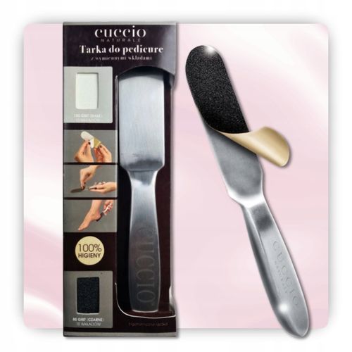 Tarka do stóp z wymiennymi wkładami CUCCIO metalowa 30szt. na Arena.pl